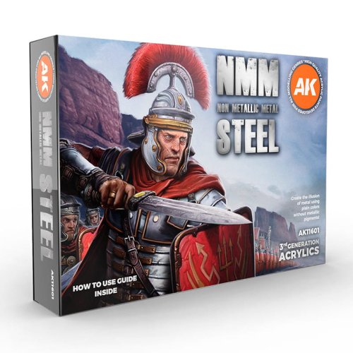 Przejdź do produktu AK Interactive 11601 - Zestaw farb Non Metallic Metal Steel