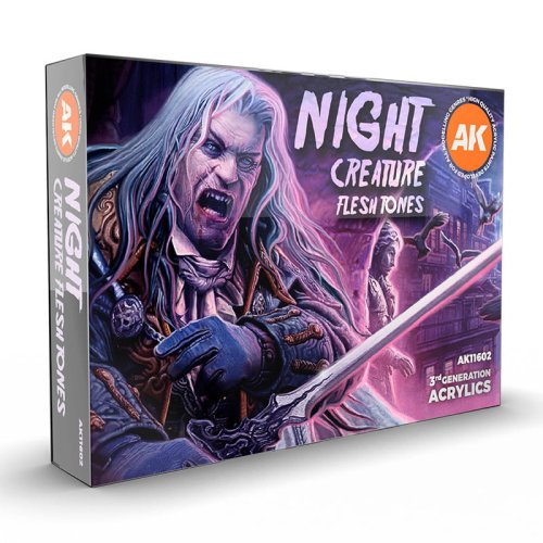 Przejdź do produktu AK Interactive 11602 - Zestaw farb Night Creatures Flesh Tones