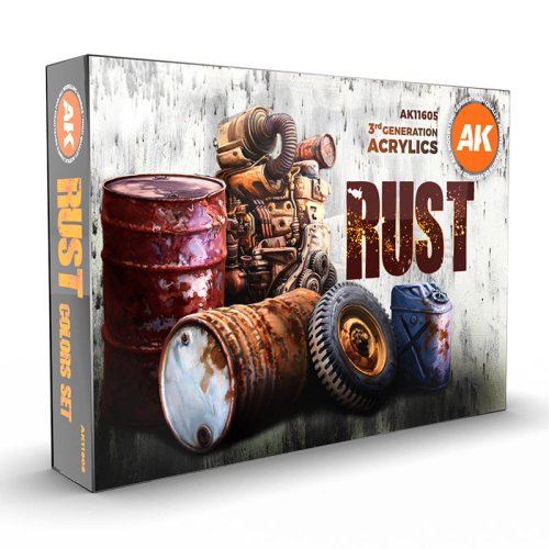 Przejdź do produktu AK Interactive 11605 - Zestaw farb Rust and Abandoned