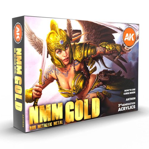 Przejdź do produktu AK Interactive 11606 - Zestaw farb Non Metallic Metal Gold