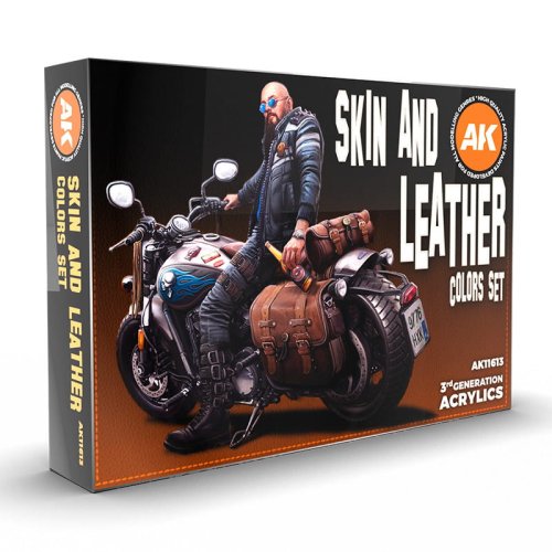 Przejdź do produktu AK Interactive 11613 - Zestaw farb Skin and Leather Colors