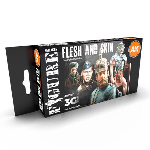 Przejdź do produktu AK Interactive 11621 - Zestaw farb Flesh and Skin