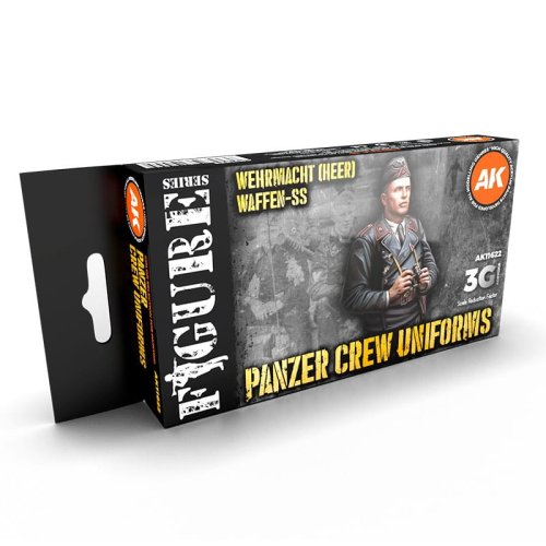 Przejdź do produktu AK Interactive 11622 - Zestaw farb Panzer Crew Uniforms Wehrmacht Heer Waffen-SS