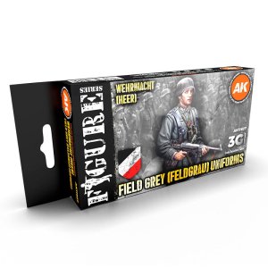 AK Interactive 11627 - Zestaw farb Feldgrau Uniforms Wehrmacht Heer