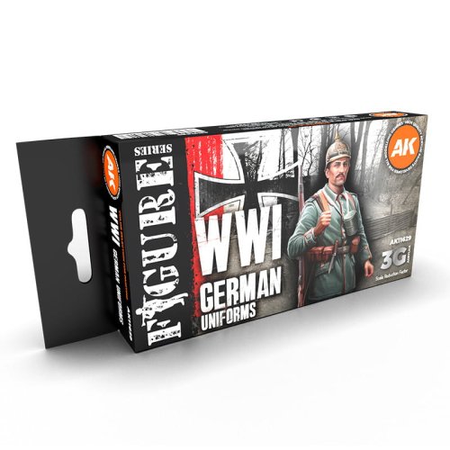 Przejdź do produktu AK Interactive 11629 - Zestaw farb WWI German Uniforms