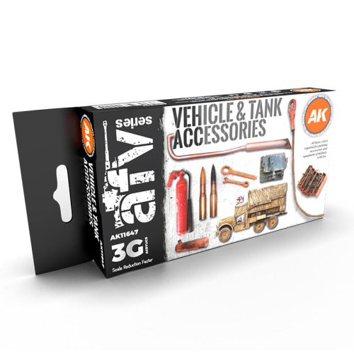 Przejdź do produktu AK Interactive 11647 - Zestaw farb Vehicle & Tank Accessories