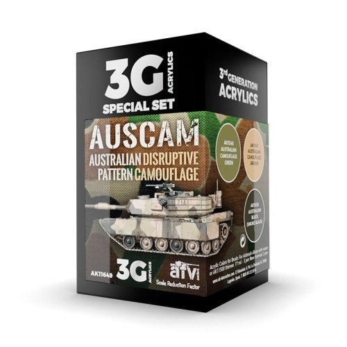 Przejdź do produktu AK Interactive 11649 - Zestaw farb AUSCAM Australian Disruptive Camouflage Pattern
