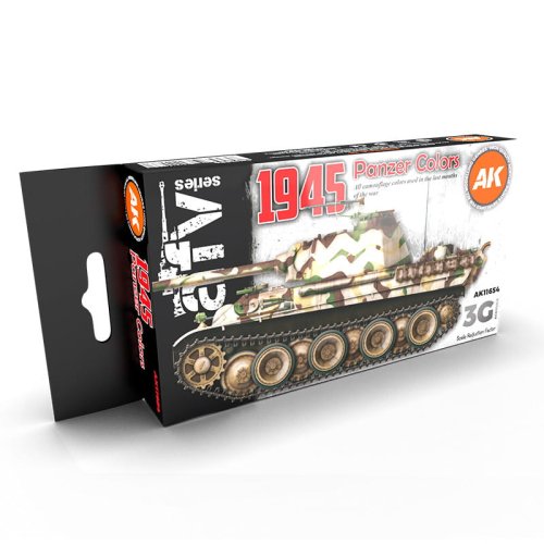 Przejdź do produktu AK Interactive 11654 - Zestaw farb 1945 Panzer Colors