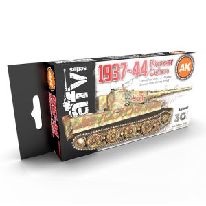 AK Interactive 11656 - Zestaw farb 1937-44 Panzer Colors
