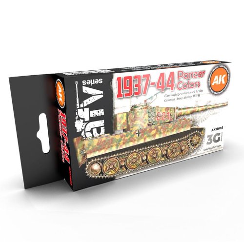 Przejdź do produktu AK Interactive 11656 - Zestaw farb 1937-44 Panzer Colors