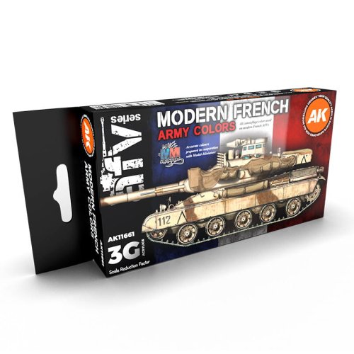 Przejdź do produktu AK Interactive 11661 - Zestaw farb Modern French Army Colors