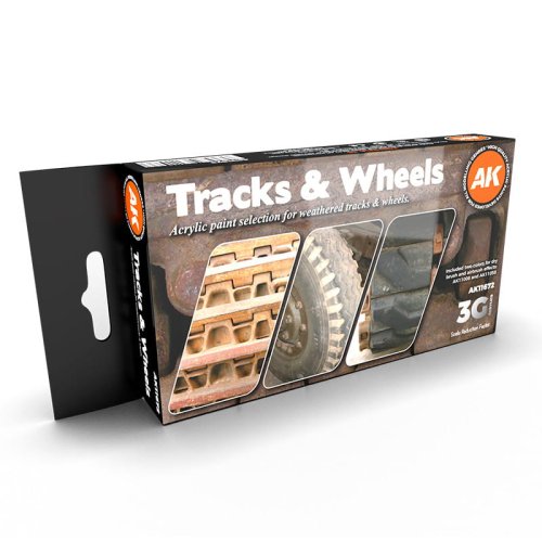 Przejdź do produktu AK Interactive 11672 - Zestaw farb Tracks & Wheels