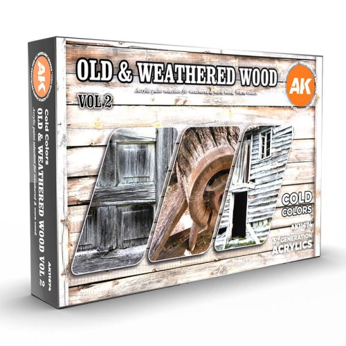 Przejdź do produktu AK Interactive 11674 - Zestaw farb Old & Weathered Wood Vol 2
