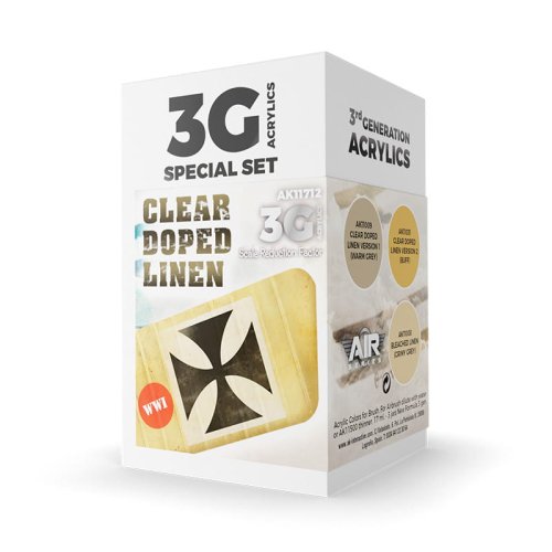 Przejdź do produktu AK Interactive 11712 - Zestaw farb Clear Doped Linen