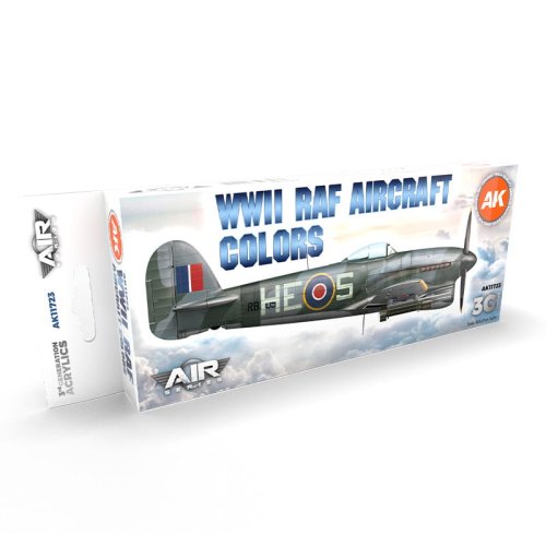 Przejdź do produktu AK Interactive 11723 - Zestaw farb WWII RAF Aircraft Colors