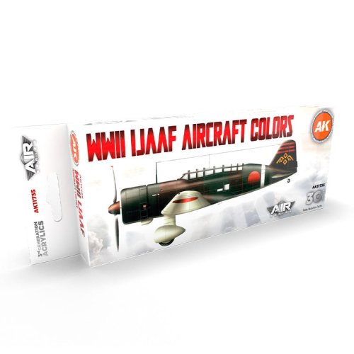 Przejdź do produktu AK Interactive 11735 - Zestaw farb WWII IJAAF Aircraft Colors