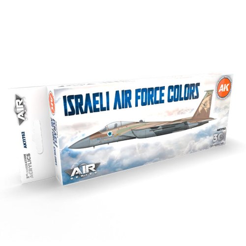 Przejdź do produktu AK Interactive 11752 - Zestaw farb Israeli Air Force Colors