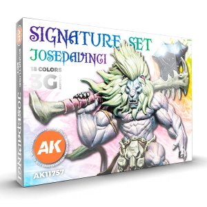 AK Interactive 11757 - Zestaw farb JoseDaVinci 3G Signature Set