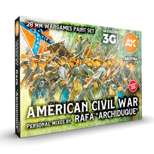 Przejdź do produktu AK Interactive 11764 - Zestaw farb American Civil War Personal Mixes by Rafa Archiduque