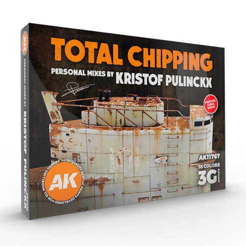 Przejdź do produktu AK Interactive 11767 - Zestaw farb Total Chipping Personal Mixes by Kristof Pulinckx