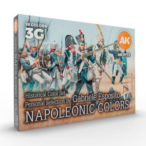 AK Interactive 11772 - Zestaw farb Napoleonic Colors personal selection by Gabriele Esposito