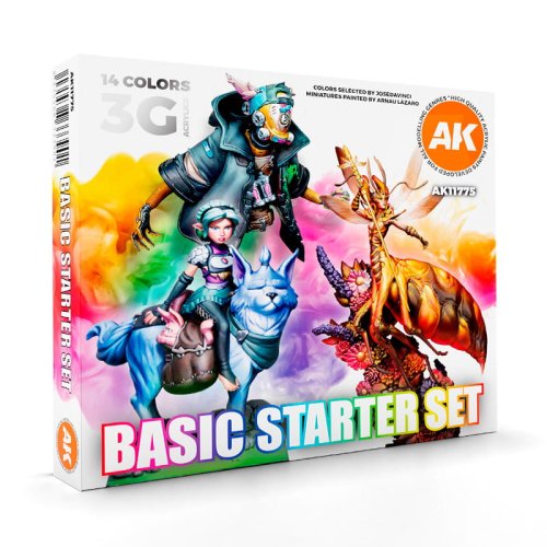 Przejdź do produktu AK Interactive 11775 - Zestaw farb Basic Starter Set selected by Josedavinci