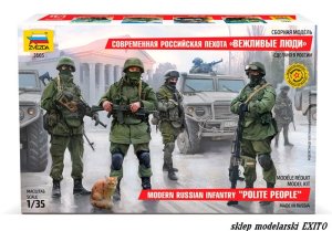 ZVEZDA 3665 - 1:35 Modern Russian Infantry "polite people"