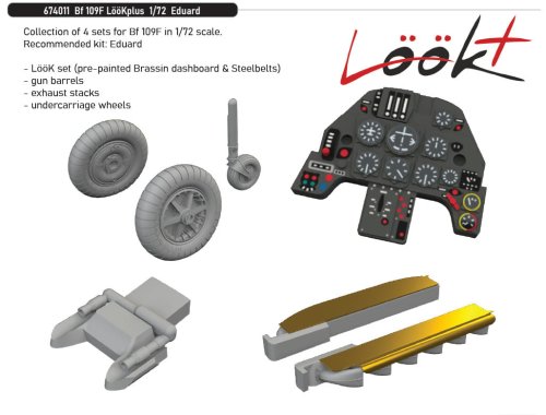 Przejdź do produktu Eduard 674011 - 1:72 Bf 109F LööKplus
