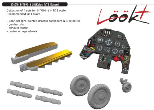 Przejdź do produktu Eduard 674010 - 1:72 Bf 109G-6 LööKplus