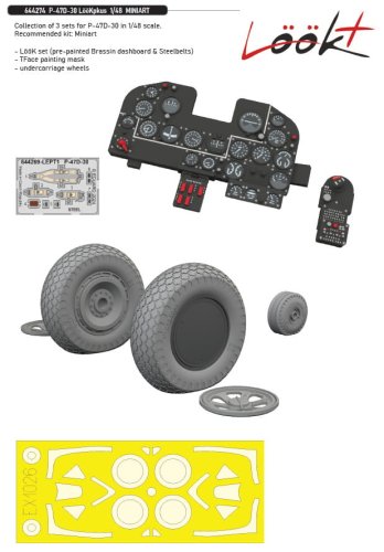 Przejdź do produktu Eduard 644274 - 1:48 P-47D-30 LööKplus