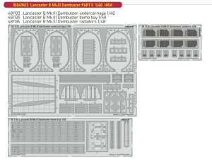 Eduard BIG49413 - 1:48 Lancaster B Mk.III Dambuster Part II
