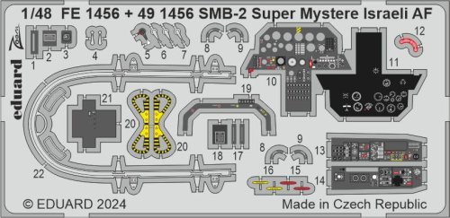 Przejdź do produktu Eduard FE1456 - 1:48 SMB-2 Super Mystere Israeli AF