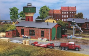 AUHAGEN 11403 H0 - Lokomotywownia 2-stanowiskowa