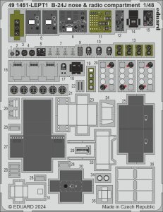 Eduard 491451 - 1:48 B-24J nose & radio compartment