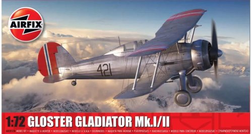Przejdź do produktu Airfix 02052B - 1:72 Gloster Gladiator Mk.I/II
