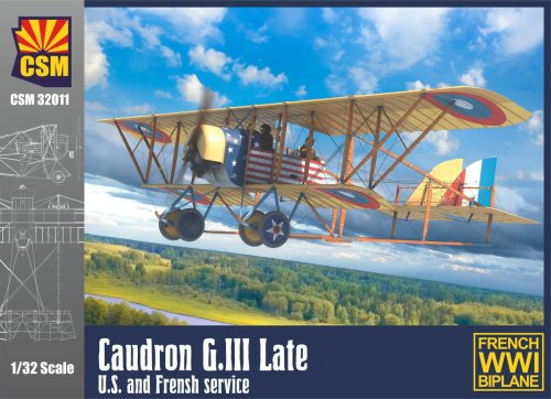 Przejdź do produktu Copper State Models CSM 32011 - 1:32 Caudron G.III Late US and French Service