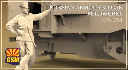 Przejdź do produktu Copper State Models CSM F35054 - 1:35 Russian Armoured Car Feldwebel