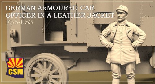 Przejdź do produktu Copper State Models CSM F35053 - 1:35 German Armoured Car Officer in a Leather Jacket