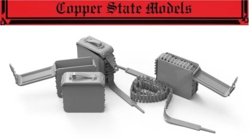 Przejdź do produktu Copper State Models CSM A35039 - 1:35 Russian Maxim MG Ammunition Boxes