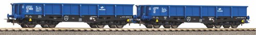 Przejdź do produktu PIKO 58285 H0 - Zestaw 2 wagonów towarowych niskoburtowych 401Zp PKP Cargo ep. VI