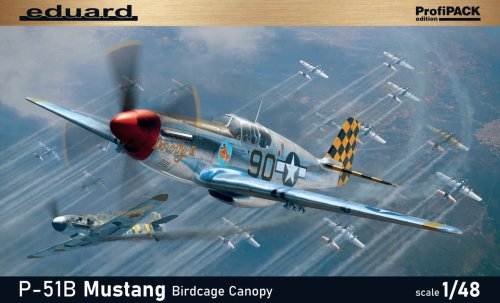 Przejdź do produktu Eduard 82107 - 1:48 P-51B Mustang Birdcage canopy