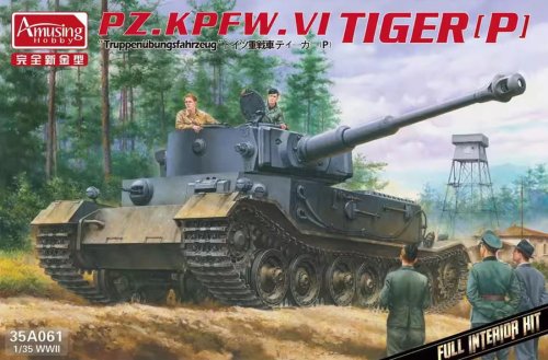 Przejdź do produktu Amusing Hobby 35A061 - 1:35 Pz.Kpfw.VI Tiger P with full interior