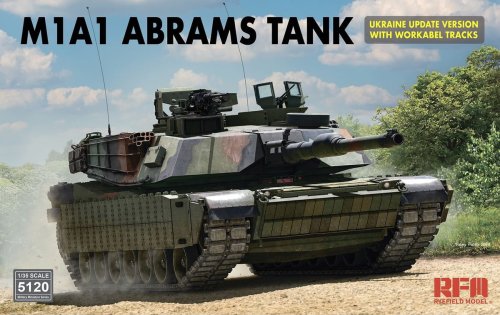 Przejdź do produktu Rye Field Model 5120 - 1:35 M1A1 Abrams Tank Ukraine Update Version