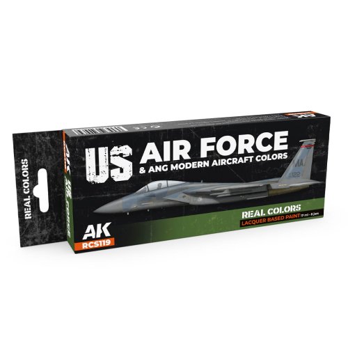 Przejdź do produktu AK Interactive RCS119 - Zestaw farb US Air Force & ANG Modern Aircraft Colors