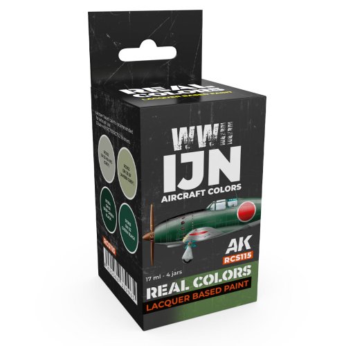 Przejdź do produktu AK Interactive RCS115 - Zestaw farb WWII IJN Aircraft Colors