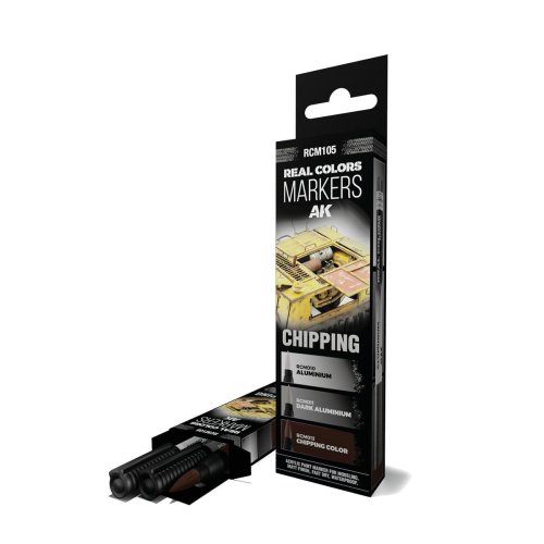 Przejdź do produktu AK Interactive RCM105 - Zestaw markerów Real Colors Chipping