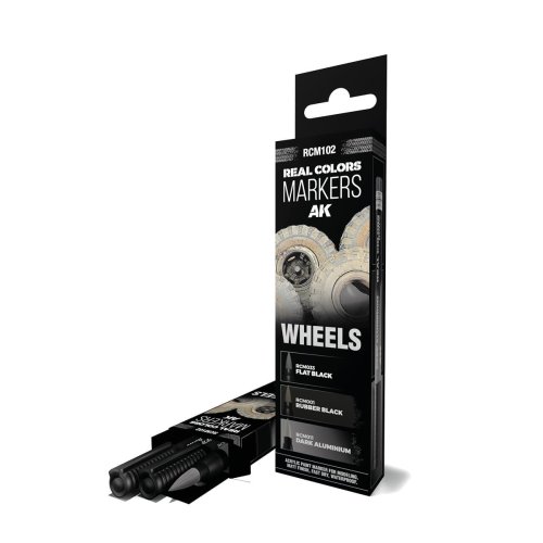 Przejdź do produktu AK Interactive RCM102 - Zestaw markerów Real Colors Wheels