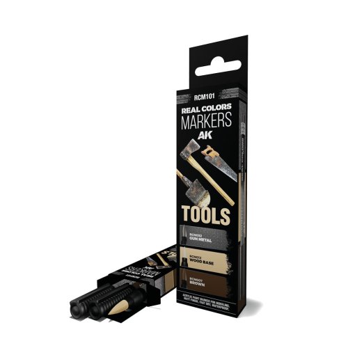Przejdź do produktu AK Interactive RCM101 - Zestaw markerów Real Colors Tools