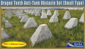Gecko Models 35GM0084 - 1:35 Dragon Teeth Anti-Tank Obstacle Set Small Type