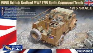 Gecko Models 35GM0061 - 1:35 WWII British Bedford MWR FFW Radio Command Truck